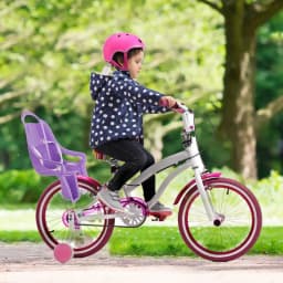 Cute for Doll Bike for Seat Girls Bike Attachment Bike School Girl Kids Children Bicycle Accessories for Doll with Safe