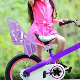 Cute for Doll Bike for Seat Girls Bike Attachment Bike School Girl Kids Children Bicycle Accessories for Doll with Safe
