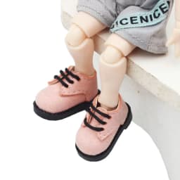 Multiple Colour 1 Pair Ob11 DOD 1/12 Bjd Doll Shoes All-Match Cute Molly Doll PU Leather Shoes PU Leather Delicate