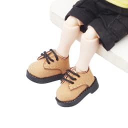 Multiple Colour 1 Pair Ob11 DOD 1/12 Bjd Doll Shoes All-Match Cute Molly Doll PU Leather Shoes PU Leather Delicate