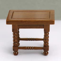 1:12 Dollhouse Miniature Wooden Brown Coffee Table Bedside Stool Doll Furniture Decor Toy
