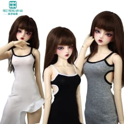 Fits BJD Doll Clothes 60cm 1/3 1/4 MSD DD SD Stylish fishtail slip dress Girl's Gift