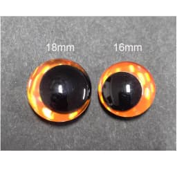 3D Glitter Eyes Diy Accessories Colored Safety Eyes For Amigurumis Crochet Dolls Plastic Doll Findings 12mm/14mm/16mm/18mm/20mm