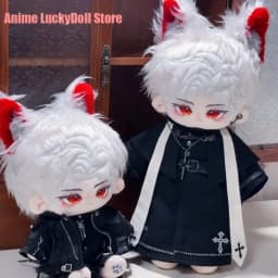 Game Love and Deepspace Sylus Monster Ear Soft Plush Doll Body Anime Dress Up Stuffed Toys Dolls Figures Xmas Gift 20cm