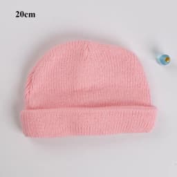New Fashion Cotton Doll Hat 6 Colors Cute Doll Hat Mini Animal Knitted Hat for 10/20cm Cotton Doll