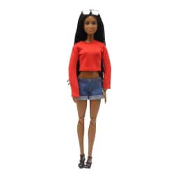 1 Piece Doll Clothes Long Dress Round Neck Long Sleeve T-Shirt for Doll Clothing Outfits 1/6 Dolls Accessories