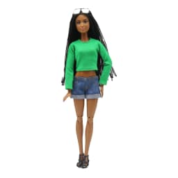 1 Piece Doll Clothes Long Dress Round Neck Long Sleeve T-Shirt for Doll Clothing Outfits 1/6 Dolls Accessories