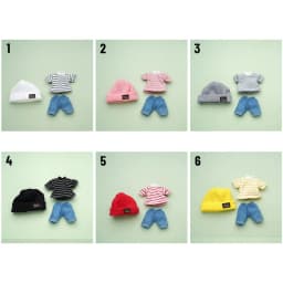 16~17cm Doll T-shirt Clothes High-end Dress Up Can Dress Up Doll Clothes Jeans Pants Suit Doll Knitted Hats DIY Dolls Toys
