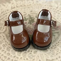 1/6 BJD Shoes Casual Round Toe Leather Shoes 30cm Doll Shoes Accessories ( for 4 Cm Feet )