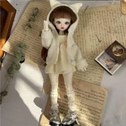 1/6 BJD Shoes Casual Round Toe Leather Shoes 30cm Doll Shoes Accessories ( for 4 Cm Feet )