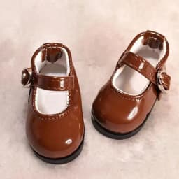 1/6 BJD Shoes Casual Round Toe Leather Shoes 30cm Doll Shoes Accessories ( for 4 Cm Feet )
