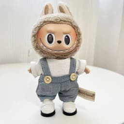 17cm Cute Labubu Leather Shoes Canvas Shoes Sneakers Camera Labubu Korea Kpop Exo DIY Girls Labubu Doll Accessories