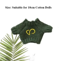 New Fashion Doll Sweaters Winter Multistyles Sweaters Outfits Warm Tops for 10cm Cotton Doll/for Idol Dolls