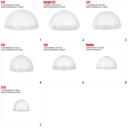 1/3 1/4 1/6 1/8 1/12 Doll-specific Fixed Wig Headgear Silicone Headgear Anti Slip Anti Staining For Doll Gel Hair Wigs Cover
