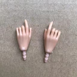 MENGF Doll Hands Feet 1/6 Doll Parts Beige Latin Dark Brown Doll Accessories DIY Dressing Doll Decors Hands Legs Feet