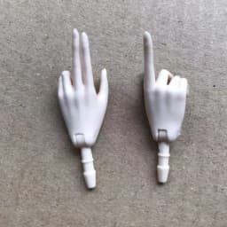 MENGF Doll Hands Feet 1/6 Doll Parts Beige Latin Dark Brown Doll Accessories DIY Dressing Doll Decors Hands Legs Feet