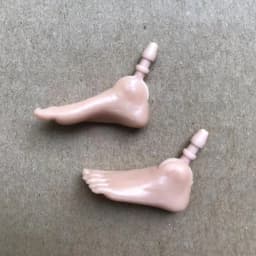 MENGF Doll Hands Feet 1/6 Doll Parts Beige Latin Dark Brown Doll Accessories DIY Dressing Doll Decors Hands Legs Feet