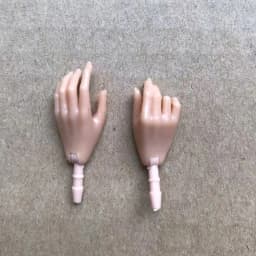 MENGF Doll Hands Feet 1/6 Doll Parts Beige Latin Dark Brown Doll Accessories DIY Dressing Doll Decors Hands Legs Feet