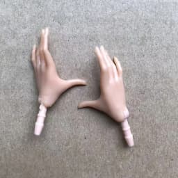 MENGF Doll Hands Feet 1/6 Doll Parts Beige Latin Dark Brown Doll Accessories DIY Dressing Doll Decors Hands Legs Feet