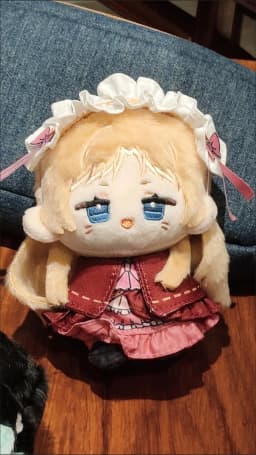 12cm Anime Girls Takanashi Rikka Kawaii Cosplay Cotton Dango Doll Keychain Bags Pendant Mini Soft Plushies Toy Figures Fans Gift