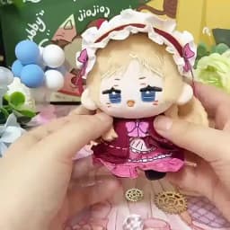 12cm Anime Girls Takanashi Rikka Kawaii Cosplay Cotton Dango Doll Keychain Bags Pendant Mini Soft Plushies Toy Figures Fans Gift