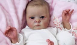 Tink 40cm Handmade Silicone Reborn Baby Girl Realistic Painted Hair Doll Educational Purposes Kid Toy Birthday Christmas Gift