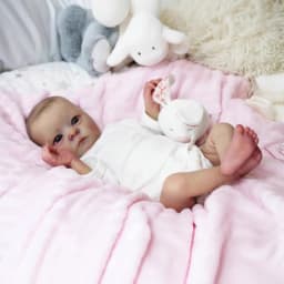 Tink 40cm Handmade Silicone Reborn Baby Girl Realistic Painted Hair Doll Educational Purposes Kid Toy Birthday Christmas Gift