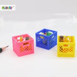 1:12 Dollhouse Miniature Beer Frame Model Simulation Drink Food Storage Basket Model Kitchen Decor Toy Doll House Accessories