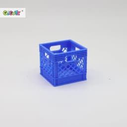 1:12 Dollhouse Miniature Beer Frame Model Simulation Drink Food Storage Basket Model Kitchen Decor Toy Doll House Accessories
