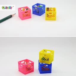 1:12 Dollhouse Miniature Beer Frame Model Simulation Drink Food Storage Basket Model Kitchen Decor Toy Doll House Accessories