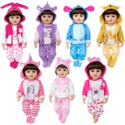 2025 New Lovely Jumpsuits For 20-22 Inch Baby Reborn Doll 50-55cm Doll Clothes And Accessories