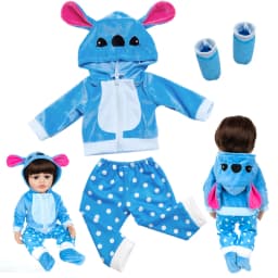 2025 New Lovely Jumpsuits For 20-22 Inch Baby Reborn Doll 50-55cm Doll Clothes And Accessories