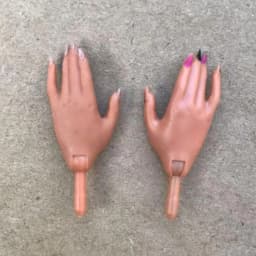 Rainbow Doll Replacement Hands White Brown Black Skin Doll Parts Original Doll Decors 1/6 Doll Hands Shoes Boots Clothes