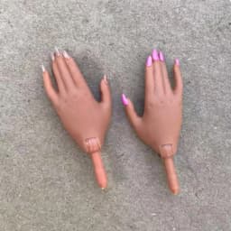 Rainbow Doll Replacement Hands White Brown Black Skin Doll Parts Original Doll Decors 1/6 Doll Hands Shoes Boots Clothes