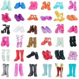 11.8inch Girl's Doll Clothes+Shoes Sequin Fashion Evening Skirts For 30cm Toy Suits&Doll Accessories Parcel Beautiful Girl Toyss