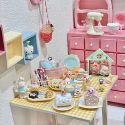 Handmade Premium Mini Strawberry Dessert Set - Cake/Roll/Ice Cream/Milk | Dollhouse Decor | Artisan Crafted Pink Baking BJD Toys