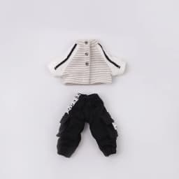 OB11 Baby Clothes Baseball Uniform Letter Overalls Suit Coat Fashion Pants For Obitsu11 YMY Body 1/12 BJD Doll