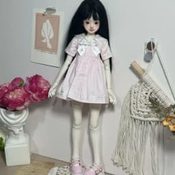 Handmake Doll Sailor Suit Mini Fashion Doll College Dress DIY Accessories Princess Long Skirt for 1/4 1/6 BJD 30/45cm Dolls