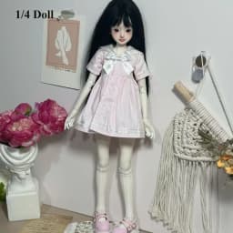 Handmake Doll Sailor Suit Mini Fashion Doll College Dress DIY Accessories Princess Long Skirt for 1/4 1/6 BJD 30/45cm Dolls