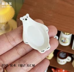 Miniature Retro Furniture Ornaments Mini Speaker Mug Hand-painted Flower Plate Mirror Blythe Doll Afternoon Tea Shooting Props