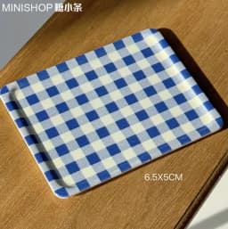 Miniature Retro Furniture Ornaments Mini Speaker Mug Hand-painted Flower Plate Mirror Blythe Doll Afternoon Tea Shooting Props
