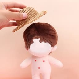 5 Sizes Tassel Hat for 1/81/61/41/3 Doll Doll House Ornament Straw Hat Doll Hat Accessories Hand Weaved Hats