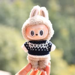17cm Mini Plush Doll'S Clothes Outfit Accessories For Korea Kpop Exo Labubu Idol V1 V2 sweater winter change Clothing Gift