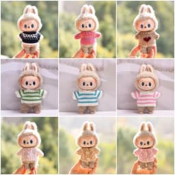 17cm Mini Plush Doll'S Clothes Outfit Accessories For Korea Kpop Exo Labubu Idol V1 V2 sweater winter change Clothing Gift