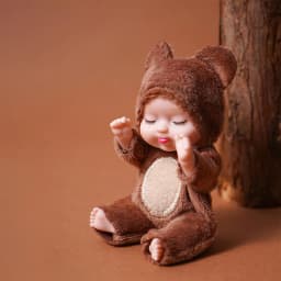 1/6Pcs Reborn Doll Kit Toy Simulation Princess Dolls Toy Mini Cute Sleeping Baby with Clothes Accessories Birthday Gift for Kids