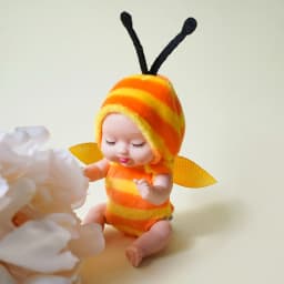 1/6Pcs Reborn Doll Kit Toy Simulation Princess Dolls Toy Mini Cute Sleeping Baby with Clothes Accessories Birthday Gift for Kids