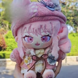 20cm Anime Girl Role AKIYAMA MIZUKI Kawaii Cosplay Soft Cotton Doll Body Cartoon Dress Up Model Toy Figures Fans Collection Gift