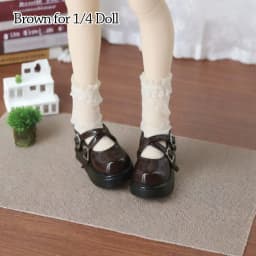Fashion Doll Shoes Sexy Cute Princess High Heels DIY Accessories PU Leather Play House Shoes for 1/3 1/4 BJD 45/60cm Dolls