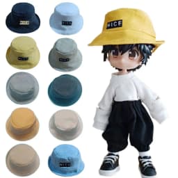 Accessories Candy Color Doll Fisherman Hat Fashion Caps Animal Casual Hat Plush Doll Hat Doll Baseball Cap