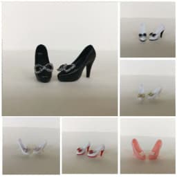 Multicolors Elegant High Heels Cute Doll Accessories Original Doll Shoes 2cm Length Super Model Shoes for 1/6 BJD 30cm Dolls